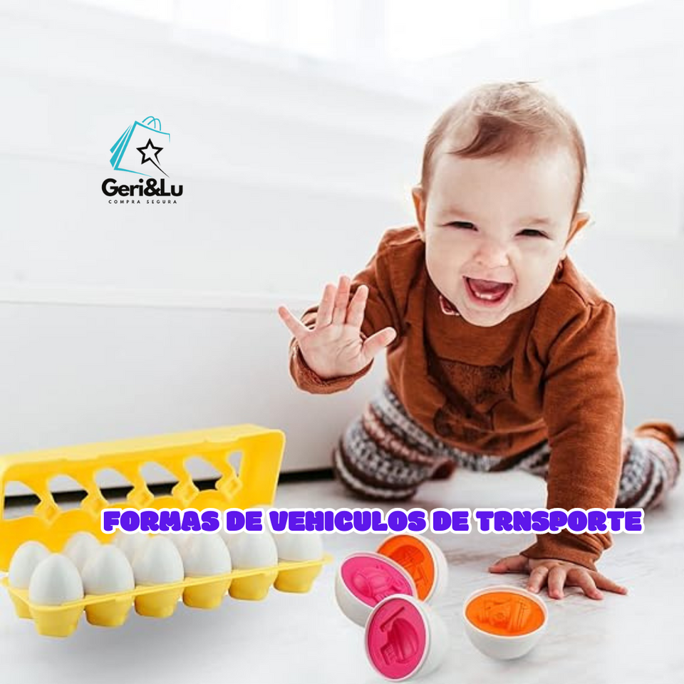 HUEVOS DIDÁCTICOS MONTESSORI - Juego Educativo