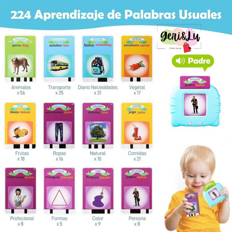 TRADUCTOR INTERACTIVO ™ 👦👧 - Tarjetas Didácticas Inglés/Español