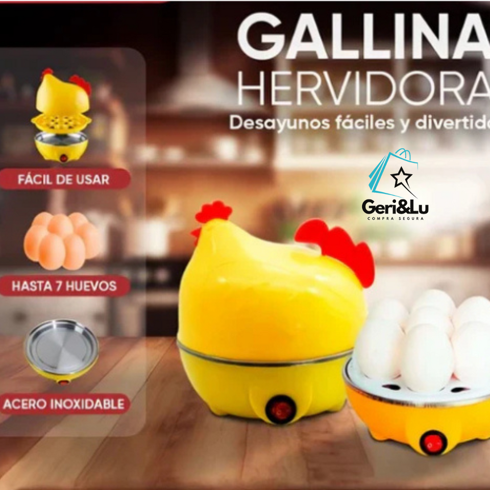 HERVIDOR DE HUEVOS EN FORMA DE GALLINA🥚Huevos Perfectos, Rápido y Sin Esfuerzo 🥚✨